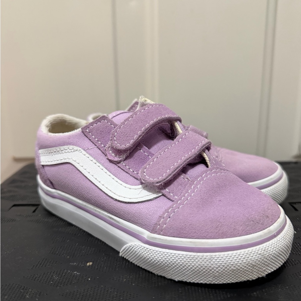 Vans Kids Lilac Old Skool V 8c